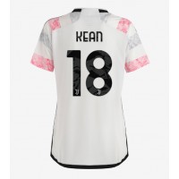 Dámy Fotbalový dres Juventus Moise Kean #18 2023-24 Venkovní Krátký Rukáv